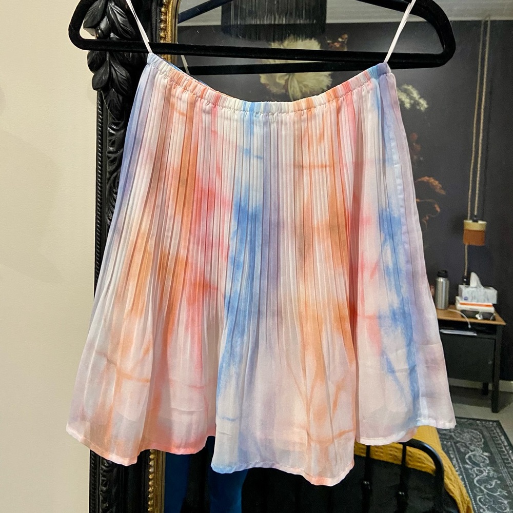 Gentle Fawn Pastel Tie Dye Mini Skirt